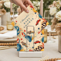 Vintage Race Car Baby Shower