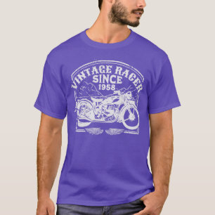 Vintage Racer Since 1958 Retro Motorbike  Motorcyc T-Shirt