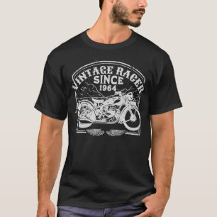 Vintage Racer Since 1964 Retro Motorbike Motorcyc T-Shirt