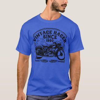 Vintage Racer Since 1993 Retro Motorbike  Motorcyc T-Shirt