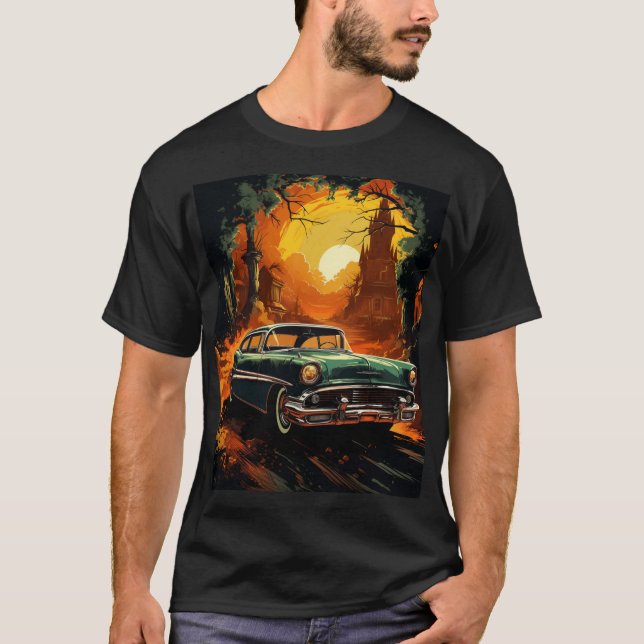 Vintage Racer Sunset Tee (Front)
