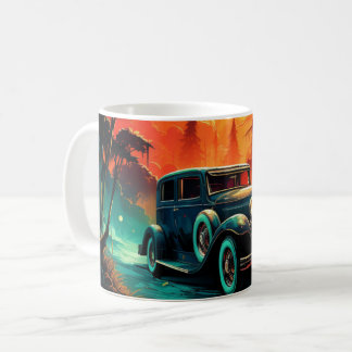 Vintage Racer Sunset Tee Coffee Mug