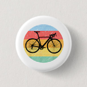 Vintage Racing Bicycle Funny Road Bike Racer Gift 3 Cm Round Badge