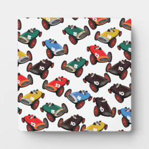 Vintage Racing Cars Plaque