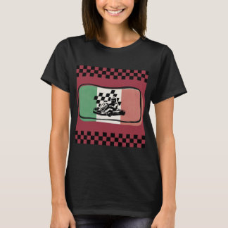 Vintage Racing Checkered Flag Women's T-Shirt