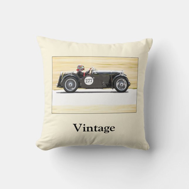 Vintage Racing Cushion (Front)
