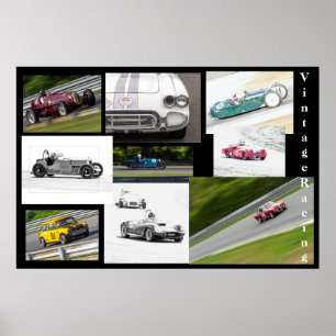 Vintage Racing Poster