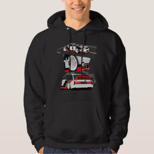 Vintage Racing Race Car Hoodie