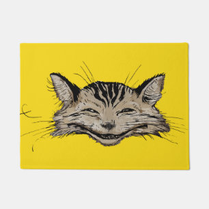 Vintage Rackham Cheshire Cat Art Doormat