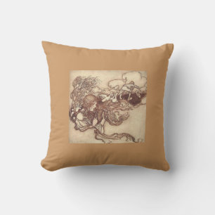 Vintage Rackham Goose American MoJo Pillow