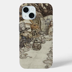 Vintage Rackham Mad Tea Party Alice in Wonderland iPhone 15 Case