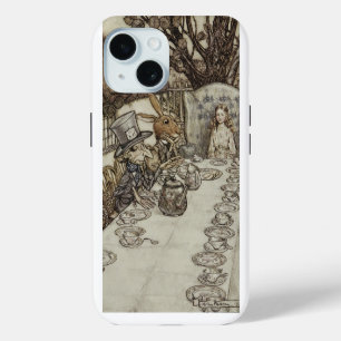 Vintage Rackham Mad Tea Party Alice in Wonderland iPhone 15 Case