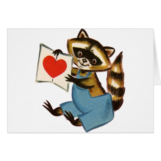 Vintage Racoon Love (Front Horizontal)