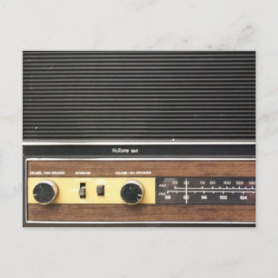 Vintage Radio Postcard
