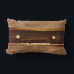 vintage radio set retro music tuner panel texture lumbar cushion<br><div class="desc">vintage radio set retro music tuner panel texture</div>