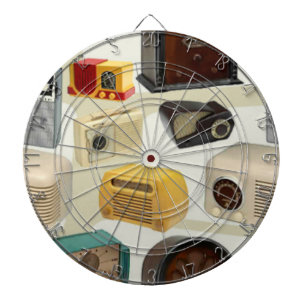 Vintage Radios Metal Cage Dartboard