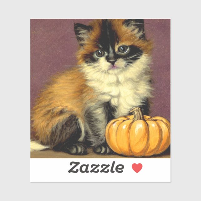 Vintage Ragdoll Halloween Cat (Sheet)
