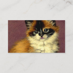 Vintage Ragdoll Halloween Cat Enclosure Card