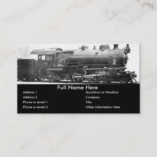 Vintage Railroad Photograph Bookmark Business Card
