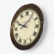 vintage railway station look clock