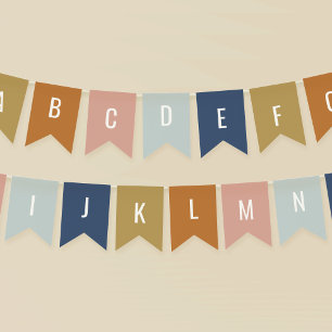 Vintage Rainbow Bunting
