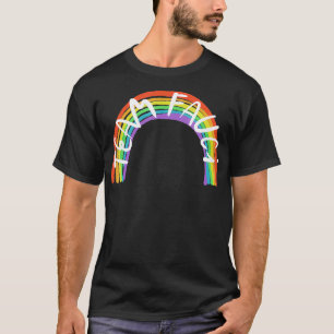 Vintage Rainbow Dr Fauci I Love Fauci Team Fauci T-Shirt