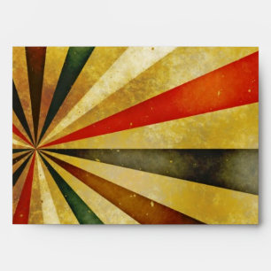 vintage rainbow old unique design envelopes