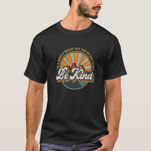 Vintage Rainbow Unity Day Orange Kids Be Kind Wom T-Shirt