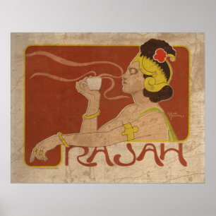 Vintage Rajah Poster