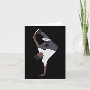 Vintage Rap 80s 90s Hip Hop Lover Urban Dance Danc Card
