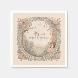 Vintage Rapunzel Fairytale Napkin