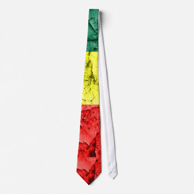 Vintage rasta flag tie (Front)