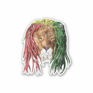 Vintage Rasta Reggae Lion