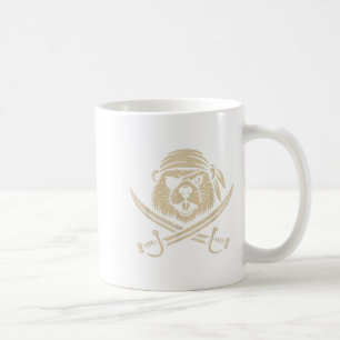 Vintage Rate Groundhog And Crossbones Coffee Mug