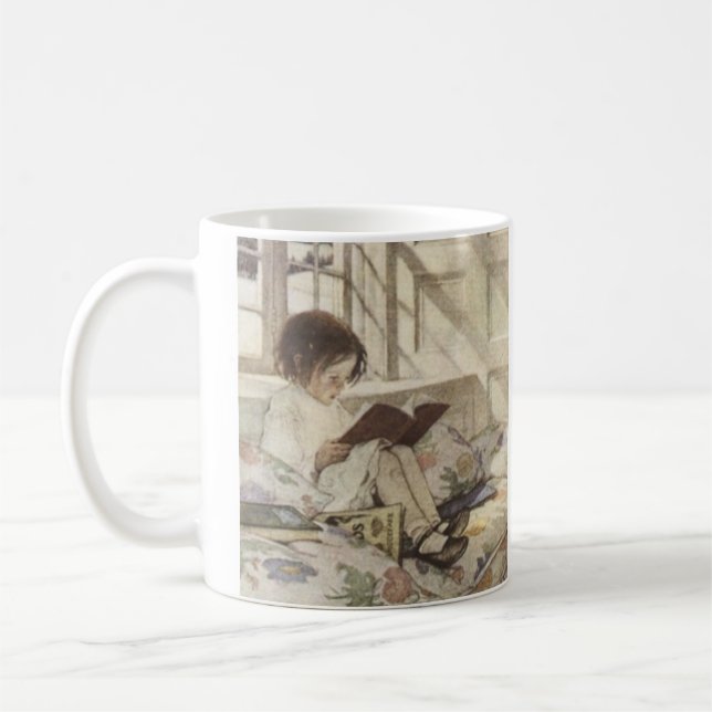 Vintage Read a Book Coffee Mug (Left)