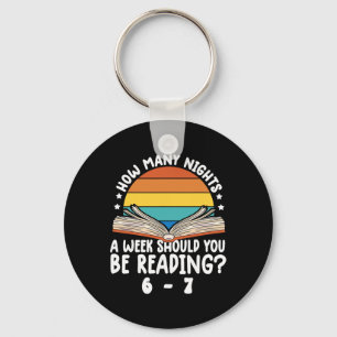 Vintage Reading 67 Meme English Teacher Funny 67 B Key Ring