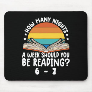 Vintage Reading 67 Meme English Teacher Funny 67 B Mouse Pad