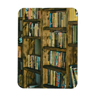 Vintage reading artwork magnet