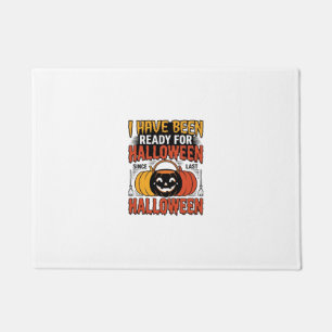 Vintage Ready For Halloween Candy Bucket Shirt Des Doormat