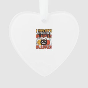 Vintage Ready For Halloween Candy Bucket Shirt Des Ornament