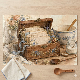 Vintage Recipe Box Cottage Kitchen Jigsaw Puzzle