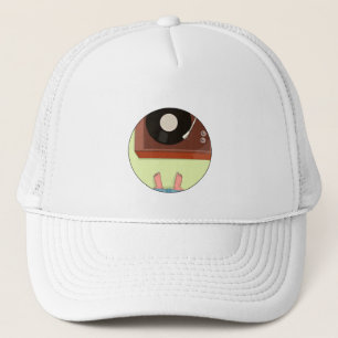 Vintage Record Player Trucker Hat