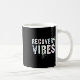 Vintage Recovery Vibes Sober Clean Aa Na Family Su Coffee Mug