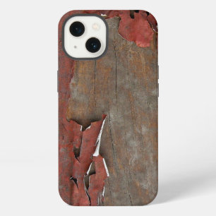 Vintage Red Barn Wood iPhone 13 Case