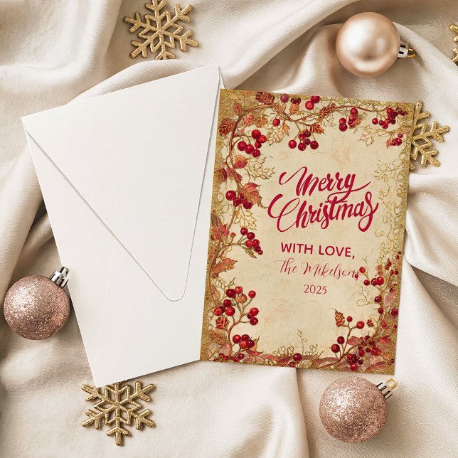 Vintage Red Berry Holiday Party (Creator Uploaded)