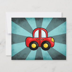 Vintage red car