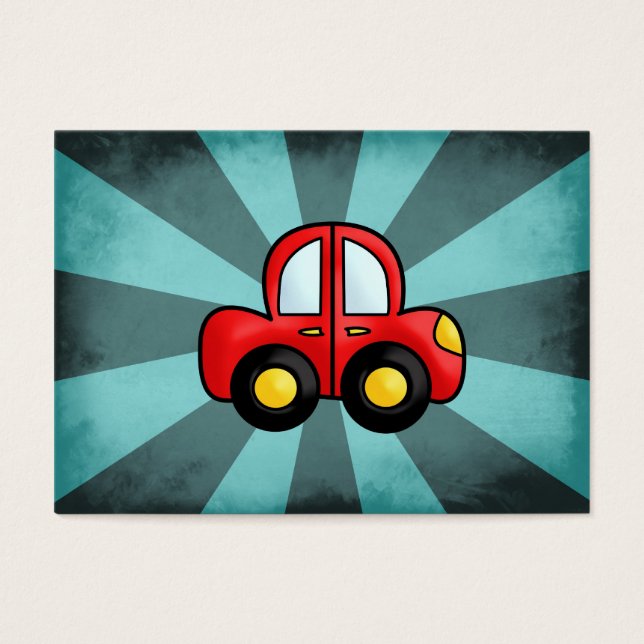 Vintage red car (Front)