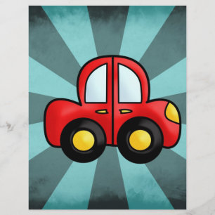 Vintage red car