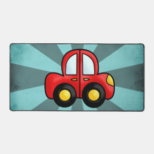 Vintage red car desk mat