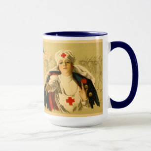 Vintage Red Cross Nurse - Mug